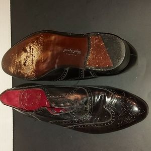 Florsheim shoes, royal imperial,  black leather,  size 11  E, brogue
